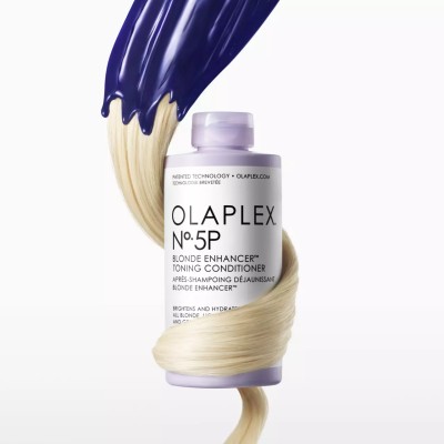 Olaplex No. 5P Blonde Enhancer Toning Conditioner - violetinis kondicionierius šviesiems ir žiliems
