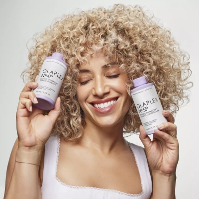 Olaplex No. 5P Blonde Enhancer Toning Conditioner - violetinis kondicionierius šviesiems ir žiliems