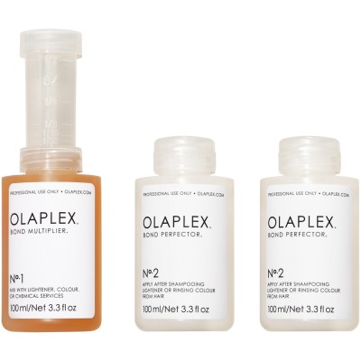 Olaplex Traveling Stylist Kit - plaukų priežiūros rinkinys, 3 x 100 m (300 ml)