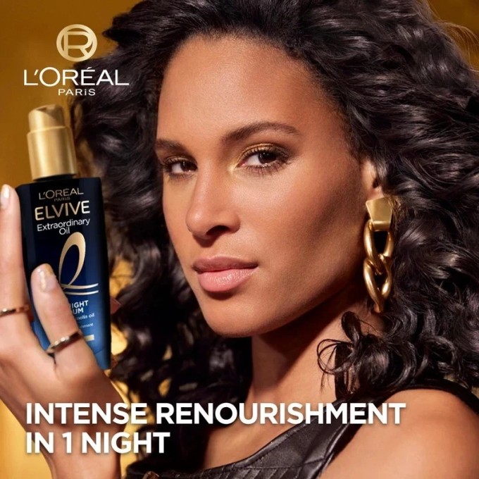 L'Oréal Elseve Extraordinary Oil Midnight Serum - giliai maitinantis plaukų serumas, 100 ml
