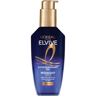 L'Oréal Elseve Extraordinary Oil Midnight Serum - giliai maitinantis plaukų serumas, 100 ml