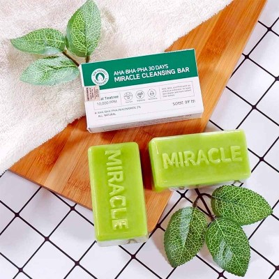 Some By Mi AHA BHA PHA 30 Days Miracle Cleansing Bar - valomasis veido muilas, 106 g