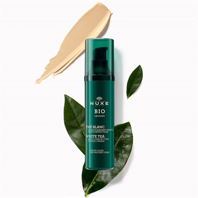 Nuxe Bio Organic White Tea Tinted Cream - Daily skin cream 50 ml Claire