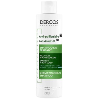 Vichy Dercos Anti-Pelliculaire Shampooing Traitant ( Normal to Oily Hair ) 200 ml