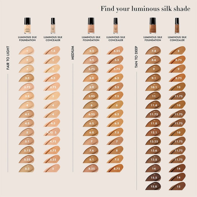 Armani Luminous Silk Foundation - Make-up 30 ml 5.5 Light Medium - Coo