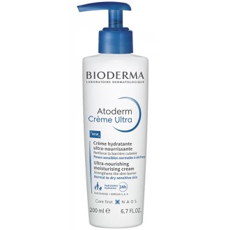 Bioderma Atoderm Créme Ultra Ultra-Nourishing Moisturizing Cream With a Pump 200 ml