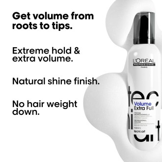 L´Oréal Professionnel Tangent.Art Full Volume Extra - Strong fixation mousse for volume 250 ml 2