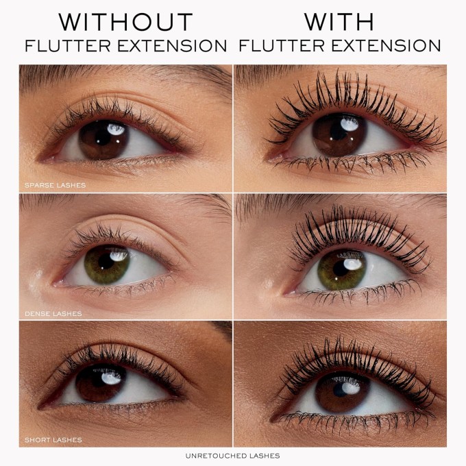 Lancome Lash Idôle Flutter Extension Mascara - blakstienų tušas, 8,5 ml - True Black