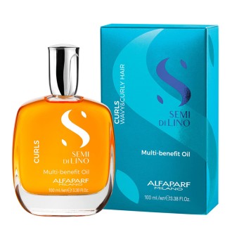 Alfaparf Milano Semi Di Lino Curls Multi-Benefit Oil 100ml 2