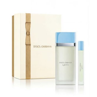 Dolce Gabbana Light Blue Gift Set - kvepalų rinkinys - EDT 100 ml ir mini EDT 10 ml