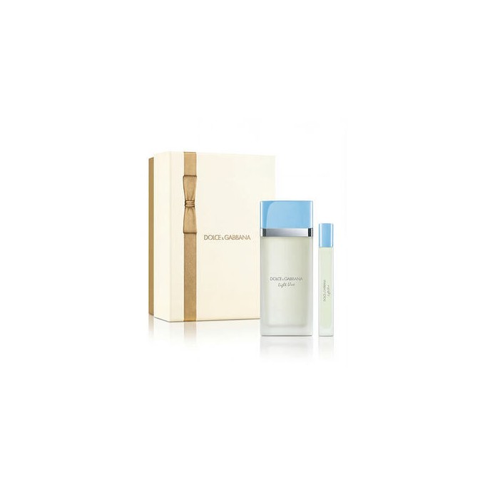 Dolce Gabbana Light Blue Gift Set - kvepalų rinkinys - EDT 100 ml ir mini EDT 10 ml