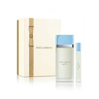 Dolce Gabbana Light Blue Gift Set - kvepalų rinkinys - EDT 100 ml ir mini EDT 10 ml