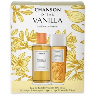 Chanson Chanson D´Eau Vanilla Gift Set - rinkinys - EDT 100 ml ir kūno dulksna 75 ml