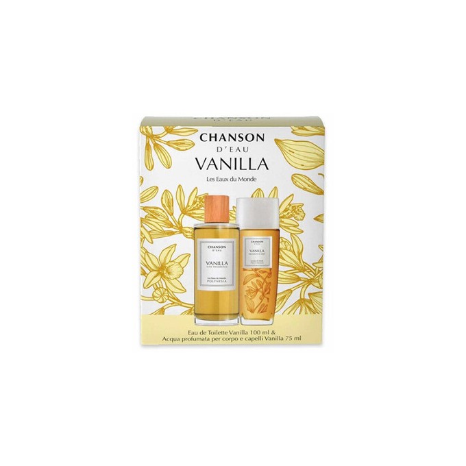 Chanson Chanson D´Eau Vanilla Gift Set - rinkinys - EDT 100 ml ir kūno dulksna 75 ml