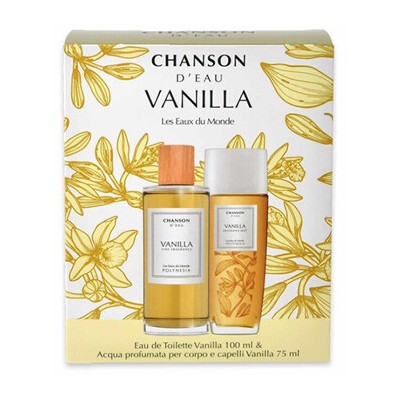 Chanson Chanson D´Eau Vanilla Gift Set - rinkinys - EDT 100 ml ir kūno dulksna 75 ml