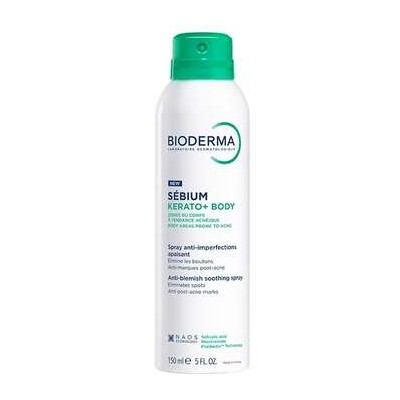 Bioderma Sébium Kerato+ Body Anti-Blemish Soothing Spray - kūno purškiklis, 150 ml