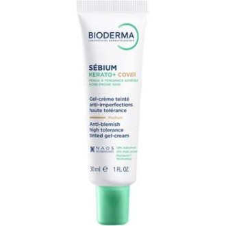Bioderma Sébium Kerato+ Cover Anti-Blemish Tinted Gel-Cream - BB kremas, 30 ml - Medium
