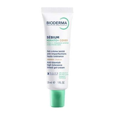 Bioderma Sébium Kerato+ Cover Anti-Blemish Tinted Gel-Cream - BB kremas, 30 ml - Medium