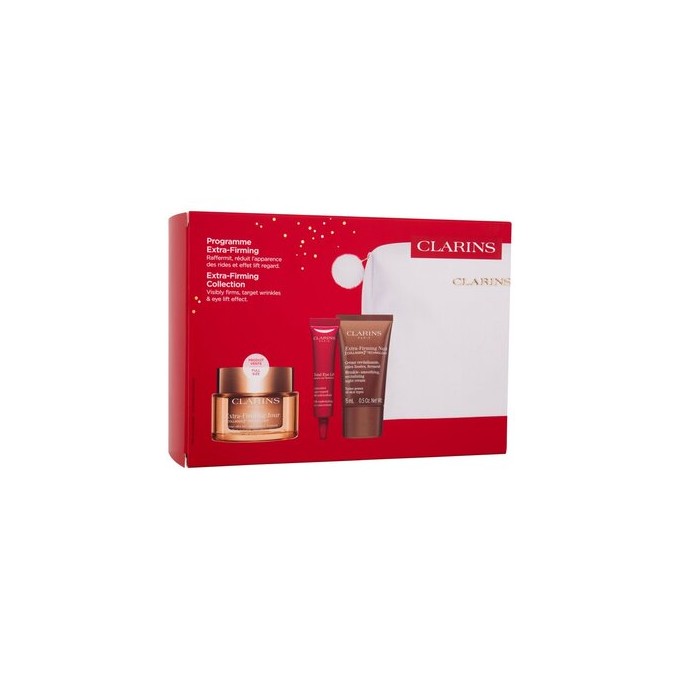 Clarins Extra-Firming Jour Lift Effect, Wrinkle Smoothing Day Cream Set - Dárková sada 50ml