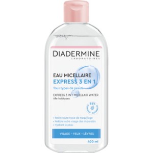 Diadermine Hydrating Micellar Water - švelnus micelinis valomasis vanduo, 400 ml