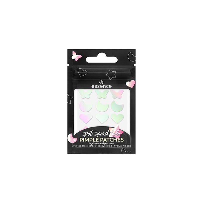 Essence Spot Squad Holo 10 Simple Patches - holografiniai spuogų pleistriukai, 24 vnt.