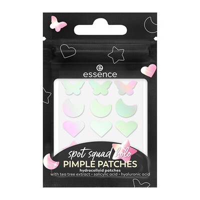 Essence Spot Squad Holo 10 Simple Patches - holografiniai spuogų pleistriukai, 24 vnt.