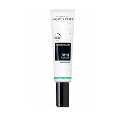 Novexpert Trio-Zinc Purifying Fluid - veido kremas mišriai, riebiai ir į spuogus linkusiai odai, 30