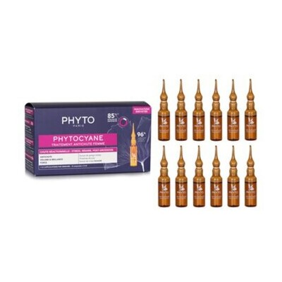 Phyto Professional Phytocyane Anti-Hair Loss Treatment Post-partum, Stress, Diet - Přípravek proti padání vlasů 12ml
