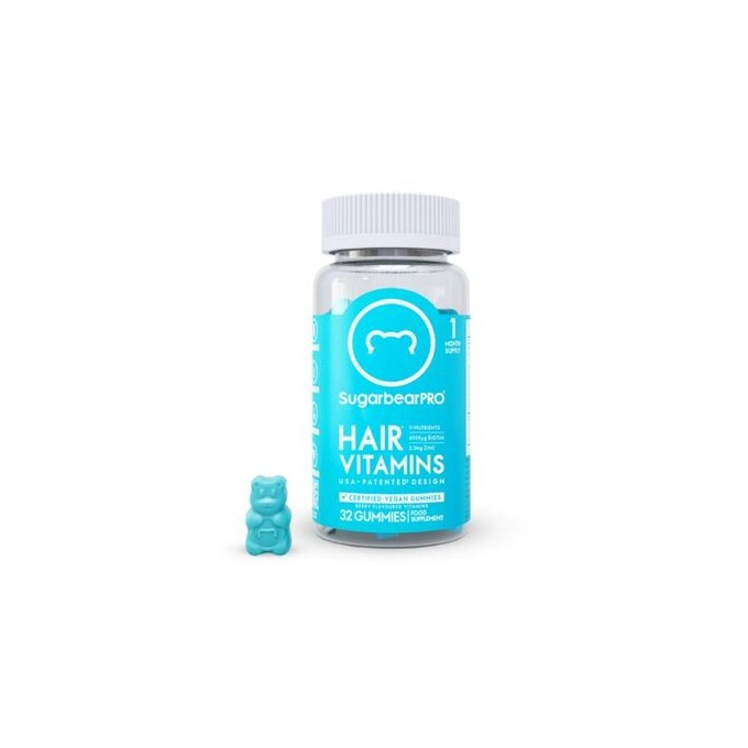 SugarBearHair SugarbearPRO Hair Vitamins ( 32 ks ) - Gumoví medvídci pro zpevnění pokožky a krásné vlasy 62.0ks