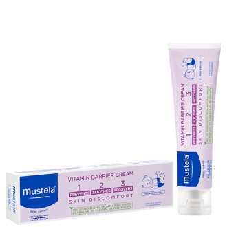 Mustela Bébé Vitamin Barrier Cream - kūdikių kremas, 150 ml 2
