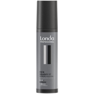 Londa Professional Men Solidify It Extreme Hold Gel - ypač stiprios fiksacijos plaukų formavimo