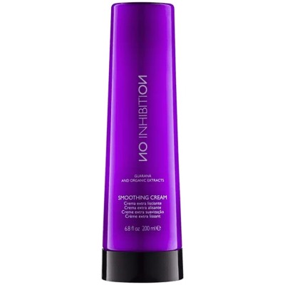No Inhibition Smoothing Cream - išlyginamasis kremas šiurkštiems ir nepaklusniems plaukams, 200 ml