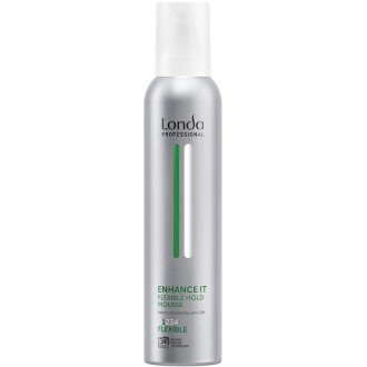 Londa Professional Enhance It Flexible Hold Mousse - Foam hardener for hair flexibility 200 ml