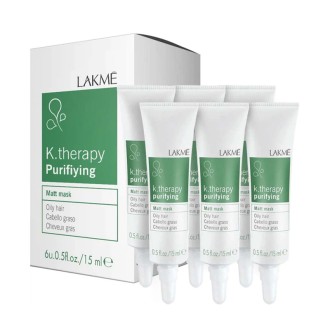 Lakmé K.Therapy Purifying Matt Mask - šampūninis šveitimas riebiems plaukams, 90 ml