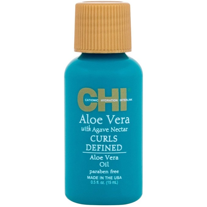 Farouk Systems CHI Aloe Vera Curls Defined Rinse-free Oil 15ml
