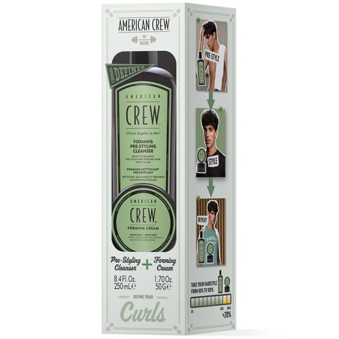 American Crew Curls Forming Duo - plaukų formavimo rinkinys