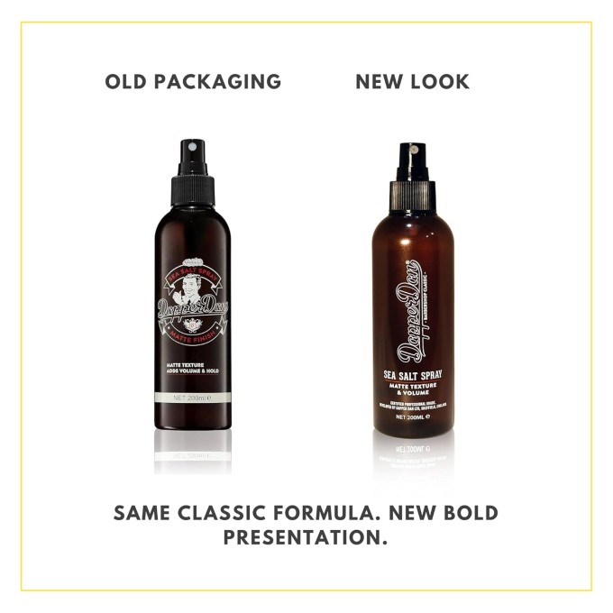 Dapper Dan Sea Salt Spray - jūros druskos purškiklis plaukams, 200 ml