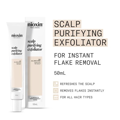 Nioxin Scalp Purifying Exfoliator - valomasis galvos odos šveitiklis, 50 ml
