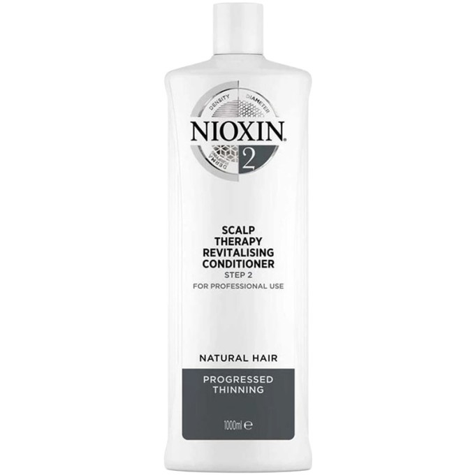 Nioxin System 2 Scalp Revitaliser Conditioner Fine Hair Noticeably Thinning 1000 ml