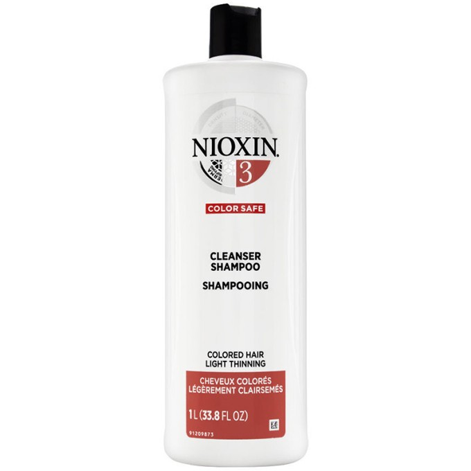 Nioxin System 3 Cleanser Fine Hair Normal To Thin Looking Chemically Treated 1000 ml