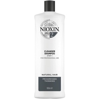 Nioxin System 2 Cleanser Fine Hair Noticeably Thinning 1000 ml
