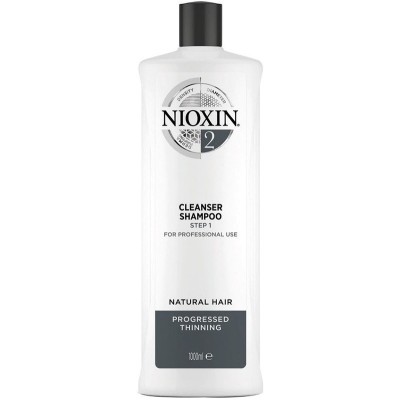 Nioxin System 2 Cleanser Fine Hair Noticeably Thinning 1000 ml