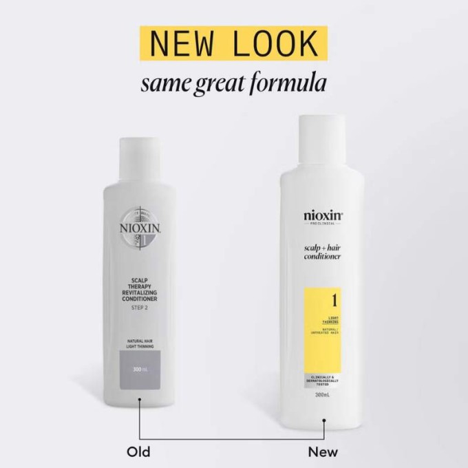 Nioxin System 1 Scalp Revitaliser Conditioner Fine Hair Normal To Thin Looking 300 ml