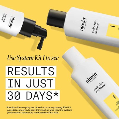Nioxin System 1 Scalp Revitaliser Conditioner Fine Hair Normal To Thin Looking 300 ml