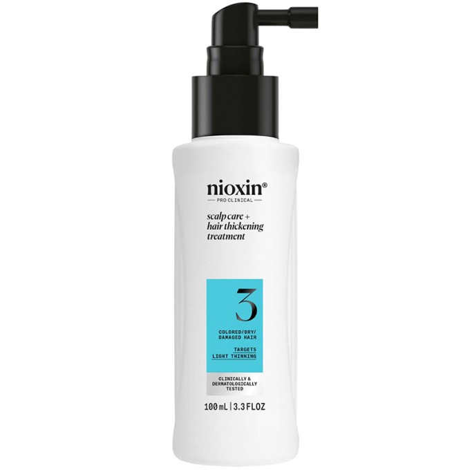Nioxin System 3 Scalp & Hair Treatment - serumas dažytiems plaukams, 100 ml