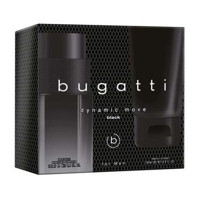 Bugatti Dynamic Move Black Dárková sada EDT 100 ml a sprchový gel 200 ml 100ml