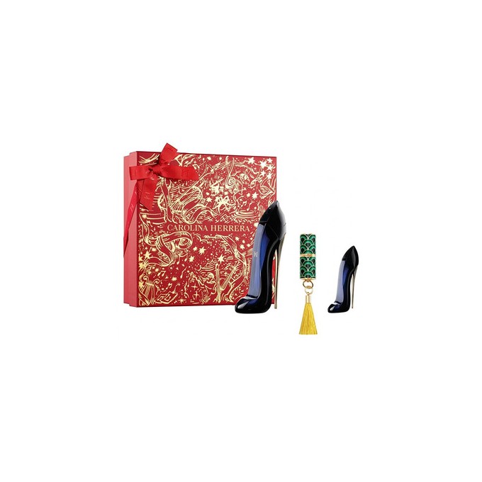 Carolina Herrera Good Girl Dárková sada EDP 80 ml, miniaturka EDP 7 ml a rtěnka 1 g 80ml