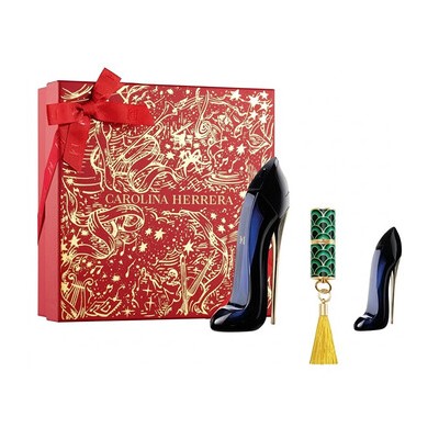 Carolina Herrera Good Girl Dárková sada EDP 80 ml, miniaturka EDP 7 ml a rtěnka 1 g 80ml