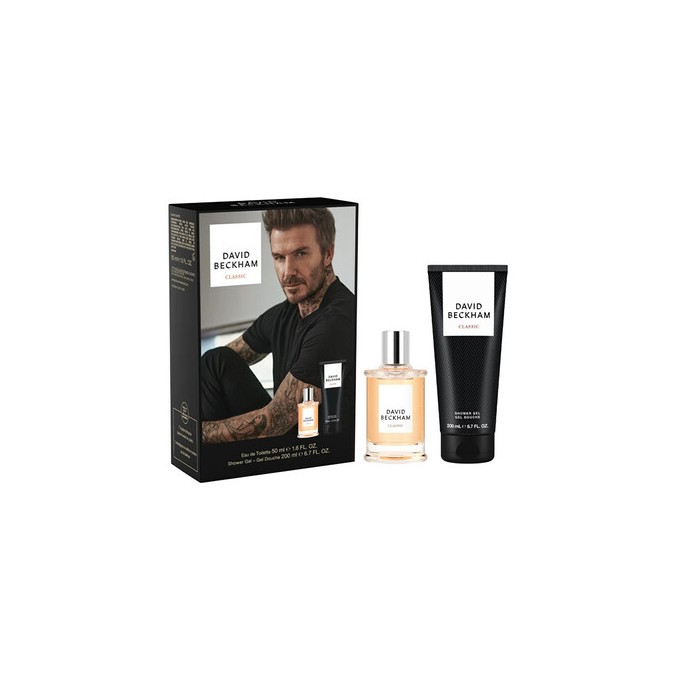 David Beckham Classic Dárková sada EDT 50 ml a sprchový gel 200 ml 50ml