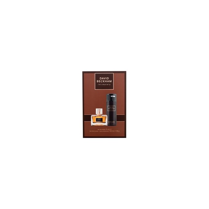 David Beckham Intimately for Men Gift set EDT 75 ml and deospray 150 ml 75ml